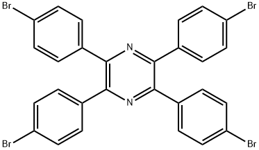 2-(4-bromophenyl)-3,5,6-triphenylpyrazine 结构式