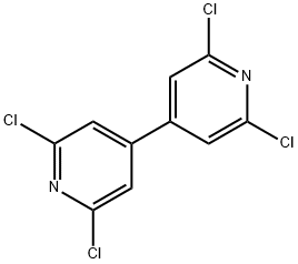 2,2',6,6'-四氯-4,4'-联吡啶 结构式