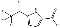 Ethanone, 2,2,2-trichloro-1-(5-nitro-1H-pyrrol-2-yl)- 结构式