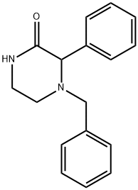 2-Piperazinone, 3-phenyl-4-(phenylmethyl)- 结构式