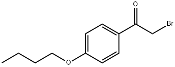 Ethanone, 2-bromo-1-(4-butoxyphenyl)- 结构式