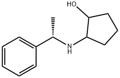 2-(((S)-1-苯乙基)氨基)环戊醇 结构式