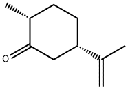 Cyclohexanone, 2-methyl-5-(1-methylethenyl)-, (2R,5S)- 结构式