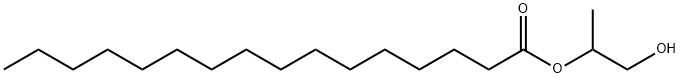 Palmitic acid 2-hydroxy-1-methylethyl ester 结构式