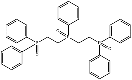 bis(2-(diphenylphosphinyl)ethyl)phenylphosphine oxide 结构式