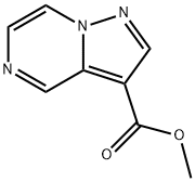 吡唑并[1,5-A]吡嗪-3-羧酸甲酯 结构式