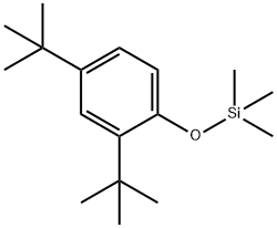 Benzene, 2,4-bis(1,1-dimethylethyl)-1-[(trimethylsilyl)oxy]- 结构式