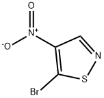 4-硝基-5-溴异噻唑,5-溴-4-硝基异噻唑 结构式