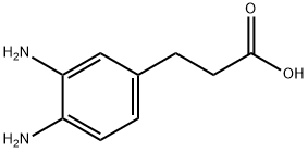 3-(3,4-二氨基苯基)丙酸 结构式