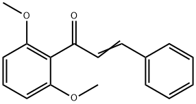 2-丙烯-1-酮,1-(2,6-二甲氧基苯基)-3-苯基 结构式