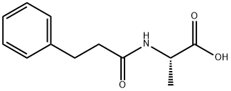 (3-苯基丙酰基)丙氨酸 结构式