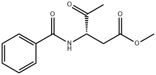 Pentanoic acid, 3-(benzoylamino)-4-oxo-, methyl ester, (3S)- 结构式