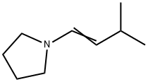 Pyrrolidine, 1-(3-methyl-1-buten-1-yl)- 结构式