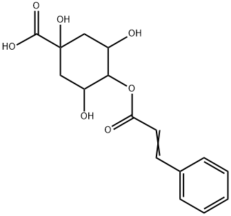 4-O-肉桂酰奎宁酸 结构式