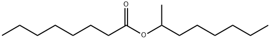 Octanoic acid, 1-methylheptyl ester 结构式