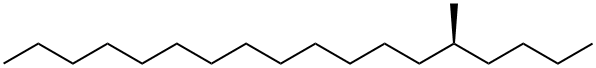 Octadecane, 5-methyl-, (S)- (9CI) 结构式