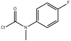 N-(4-fluorophenyl)-N-methylcarbamoyl chloride 结构式