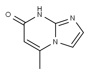 5-methylimidazo[1,2-a]pyrimidin-7(8H)-one 结构式