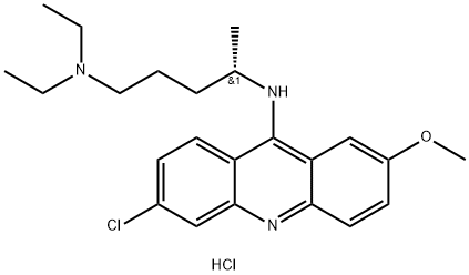 D-ATABRINE DIHYDROCHLORIDE 结构式