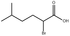 2-溴-5-甲基己酸 结构式