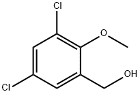 (3,5-二氯-2-甲氧基苯基)甲醇 结构式