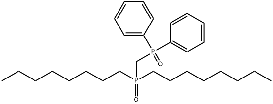 (Diphenylphosphinyl)(dioctylphosphinyl)methane 结构式