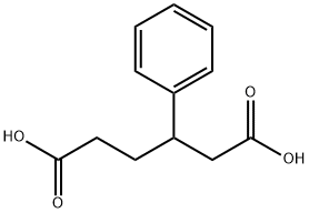 Hexanedioic acid, 3-phenyl- 结构式