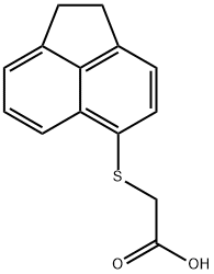 2-[(1,2-dihydro-5-acenaphthylenyl)thio]-Acetic acid 结构式