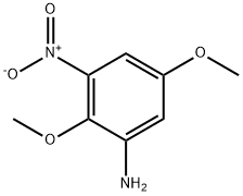 Benzenamine, 2,5-dimethoxy-3-nitro- 结构式