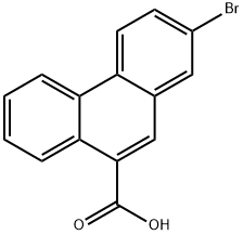9-Phenanthrenecarboxylic acid, 2-bromo- 结构式