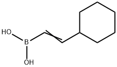 (2-环己基乙烯基)硼酸 结构式