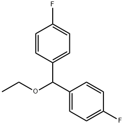 4,4'-(乙氧基亚甲基)双(氟苯) 结构式