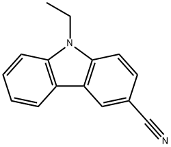 9-乙基-9H-咔唑-3-腈 结构式