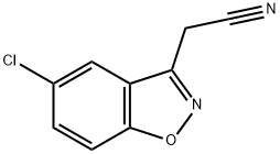 1,2-Benzisoxazole-3-acetonitrile, 5-chloro- 结构式