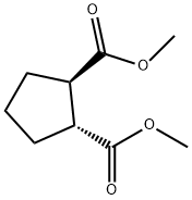 1,2-Cyclopentanedicarboxylic acid, 1,2-dimethyl ester, (1R,2R)- 结构式