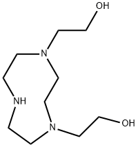 2,2'-(1,4,7-三氮杂环壬烷-1,4-二基)二乙醇 结构式