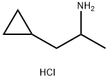 1-环丙基丙-2-胺盐酸盐 结构式