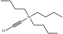 Stannane, tributyl(2-chloroethynyl)- 结构式