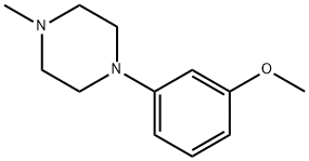 1-(3-methoxyphenyl)-4-methyl-Piperazine 结构式