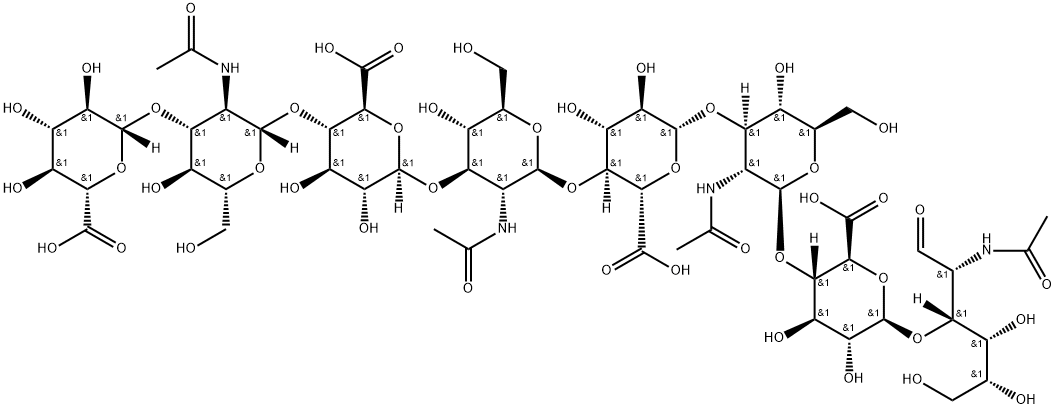 Hyaluronate Octasaccharide 结构式