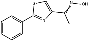 N-[1-(2-phenyl-1,3-thiazol-4-yl)ethylidene]hydroxylamine 结构式