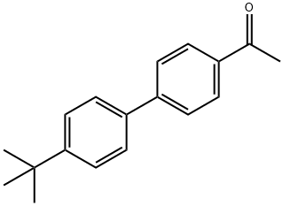 Ethanone, 1-[4'-(1,1-dimethylethyl)[1,1'-biphenyl]-4-yl]- 结构式