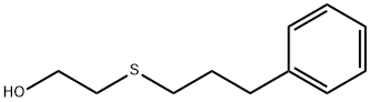 2-[(3-苯基丙基)硫烷基]乙-1-醇 结构式