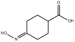 Cyclohexanecarboxylic acid, 4-(hydroxyimino)- 结构式