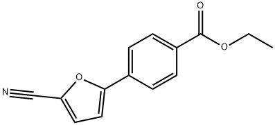 4-(5-氰基呋喃-2-基)苯甲酸乙酯 结构式