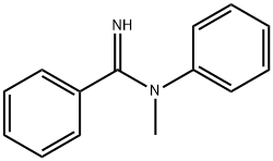 Benzenecarboximidamide, N-methyl-N-phenyl- 结构式