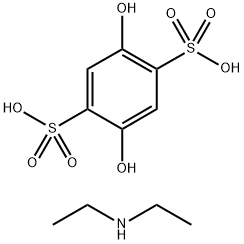 羟苯磺酸钙杂质4(二乙胺盐) 结构式