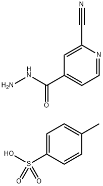 2-氰基异烟酰肼对甲苯磺酸盐577778-87-1,托匹司他中间体3 结构式