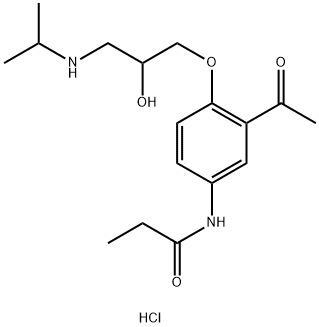 醋丁洛尔杂质J 结构式
