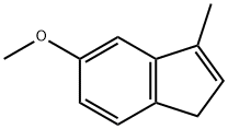 1H-Indene, 5-methoxy-3-methyl- 结构式